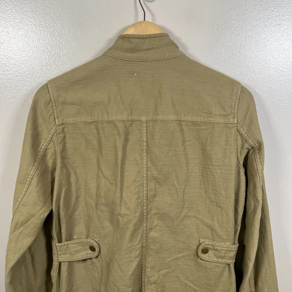 J. Crew Garment-Dyed Military Jacket Size Small Utility Field Travel Green - Picture 9 of 12